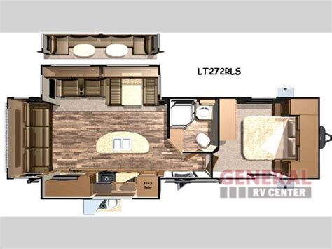 New 2016 Highland Ridge RV Open Range Light LT272RLS Travel Trailer | Travel trailer floor plans ...