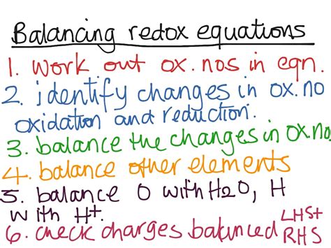 Topic - Balancing Equations | ShowMe Online Learning