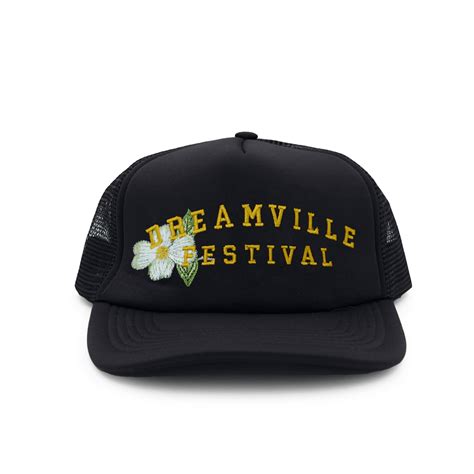 DV Fest Hat - Black Magnolia Trucker – Dreamville Festival