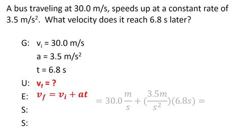 Kinematic Equation Examples 2016 - YouTube