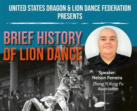 Webinar: Brief History of Lion Dance – United States Dragon & Lion ...