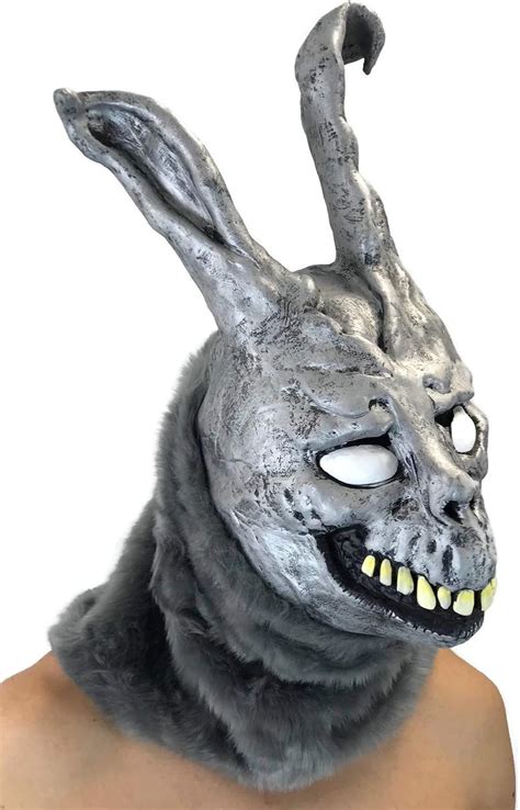 costumebase Donnie Darko Frank The Bunny Mask Latex Overhead with Fur Adult Costume Grey – BigaMart