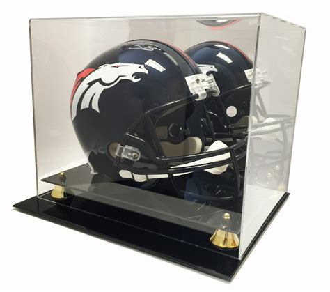 Deluxe Acrylic Football Helmet Display Case With Mirror Back - Walmart.com