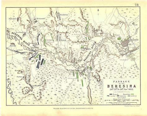 Map - Battle of Berezina 26 - 28 November 1812 - Napoleonic Wars | Map ...