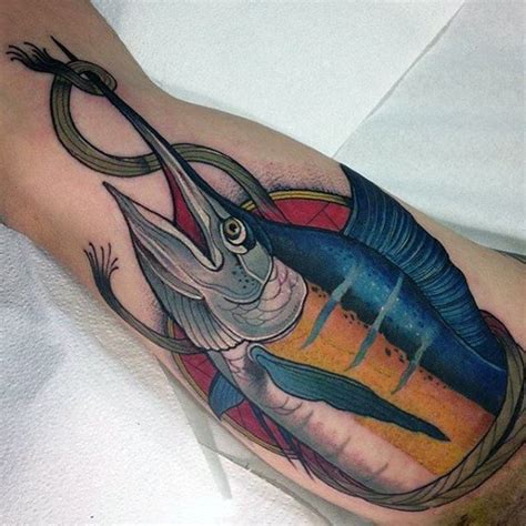 60 Marlin Tattoo Designs For Men - Fish Ink Ideas