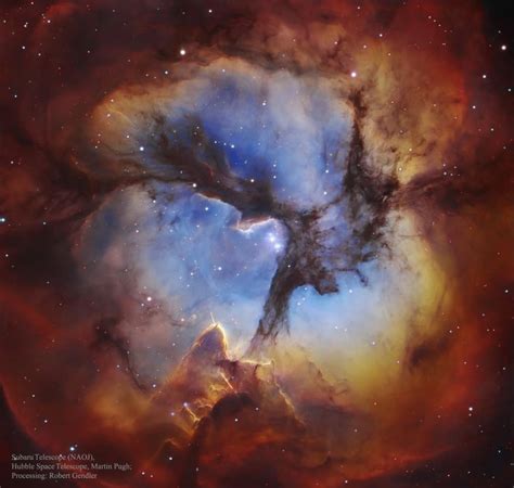 Trifid Nebula – The Book of Threes