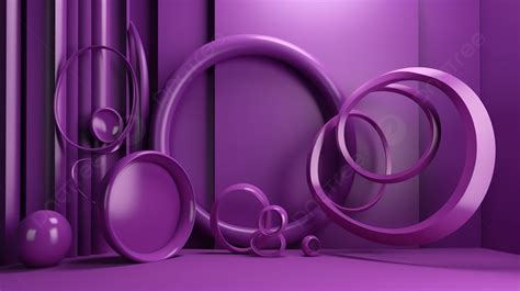 Templates Of Round Abstract Frames With Soft Shapes In 3d Rendering On ...