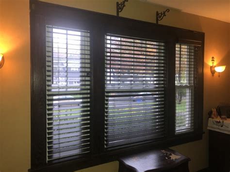 Graber 2" Faux Wood-blinds in Walnut Finish in Suffern, NY | Latest ...