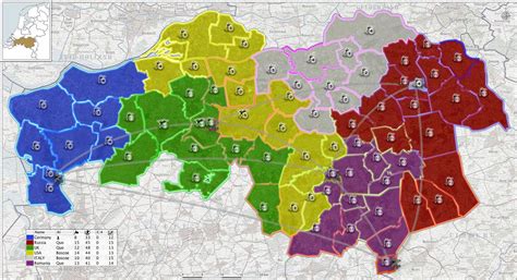 North Brabant Map