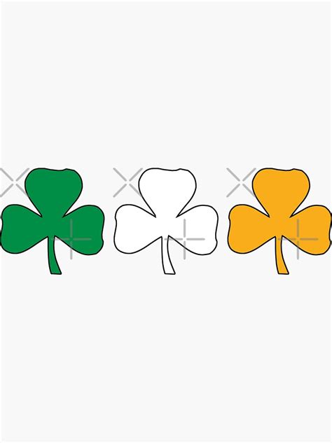 "Ireland Shamrock Flag" Sticker for Sale by HolidayT-Shirts | Redbubble