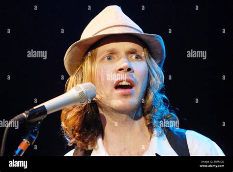 Beck - American singer, songwriter and musician performing at the Somerset House, London, UK, 2 ...