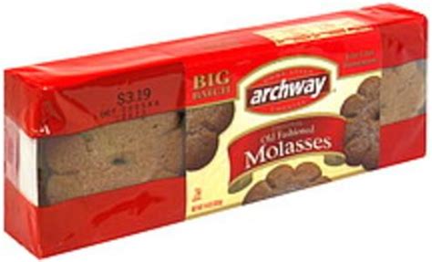 Archway Dark Molasses Cookies - 12 oz, Nutrition Information | Innit