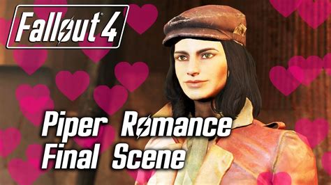 Fallout 4 - Piper Romance - Final Scene | Fallout, Fallout 4 piper