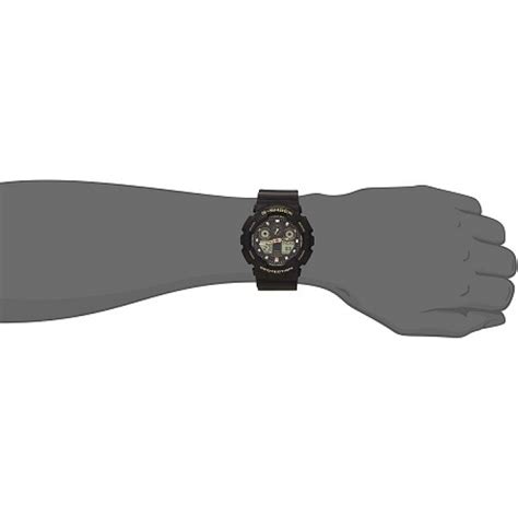 (OFFICIAL MALAYSIA WARRANTY) Casio G-SHOCK GA-100GBX-1A9 SPECIAL COLOUR Men's Resin Watch (Black ...