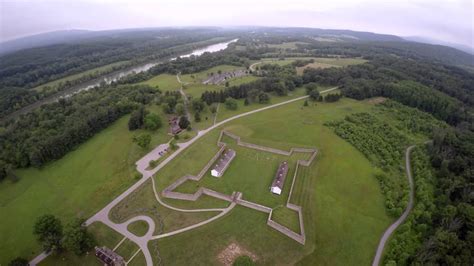 Fort Frederick State Park Aerial in Maryland - YouTube