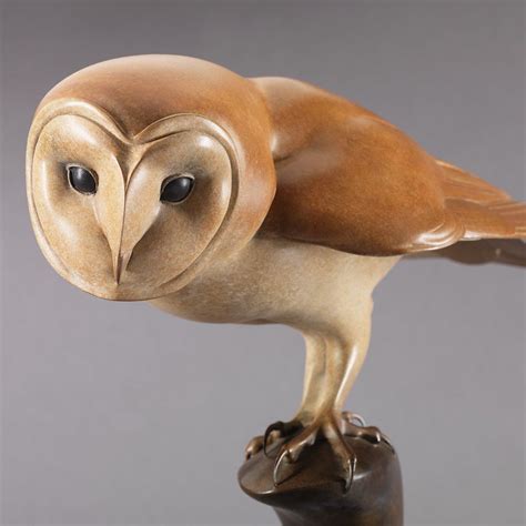 Barn Owl | Bird sculpture, Owl, Sculpture