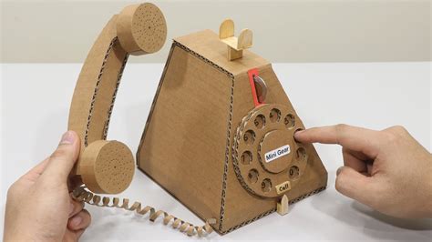 How to Make Cardboard Telephone & Coin Saving - YouTube