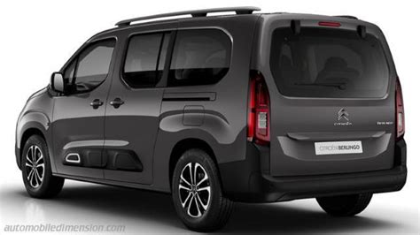 Citroen Berlingo XL dimensions, boot space and similars