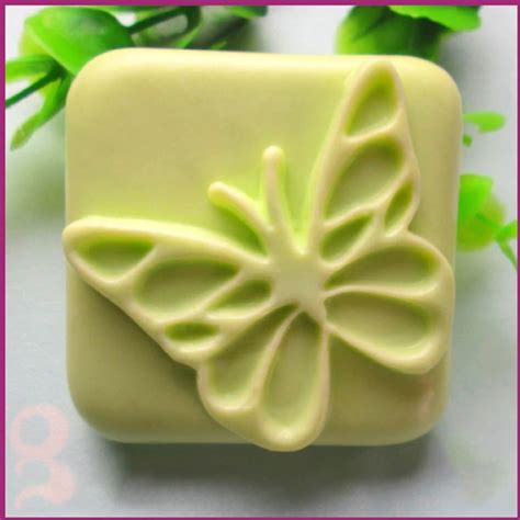 Butterfly annimal square shaped silicone soap mold form for soap Clay mold Salt carving mould ...