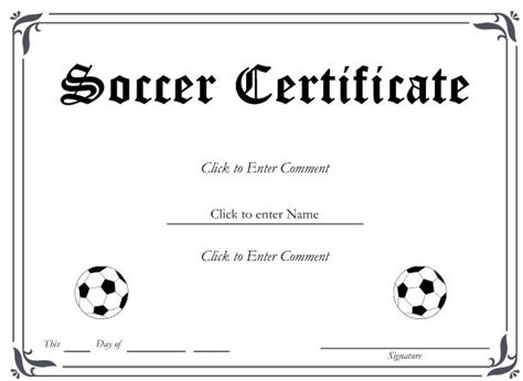 Printable Soccer Awards - Printable Word Searches