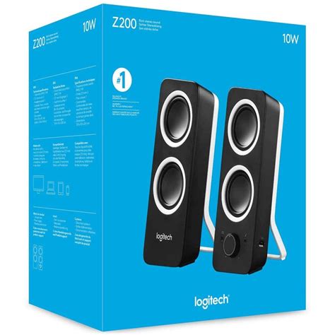 Logitech Z200 STEREO 10W SPEAKERS 2.0 | HardwareMarket