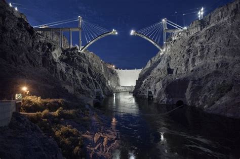 bridge at hoover dam at night | Southwest U.S. Activities | Pinterest