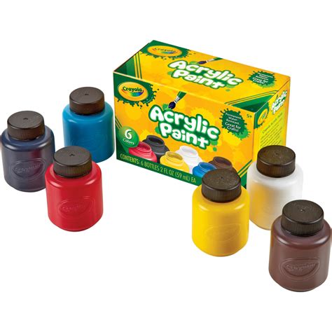 Crayola 6-color Acrylic Paint Set