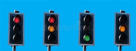 Traffic light sequence stock image. Image of light, permit - 71777057