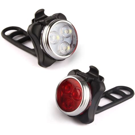 Rechargeable Bike Light Set