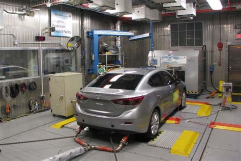 Vehicle during Chassis Dynamometer Testing at Argonne National Lab's... | Download Scientific ...