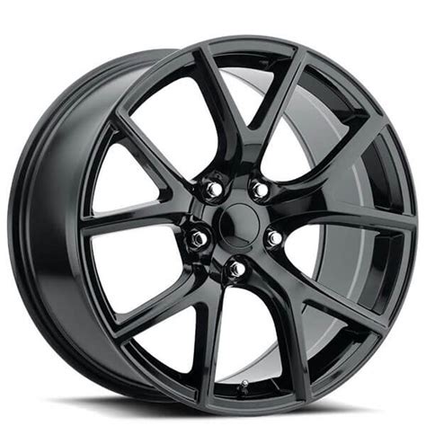 20" Jeep Grand Cherokee Trackhawk Wheels FR 75 Gloss Black OEM Replica Rims #OEM231-1