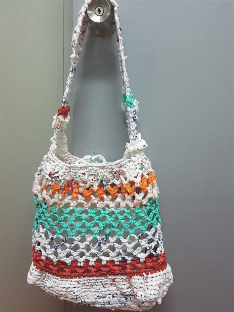 Handmade waterproof bag made from recycled materials, Women's Fashion ...