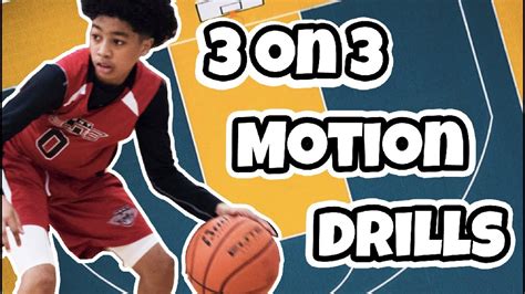 3 on 3 Motion Basketball Drills - YouTube