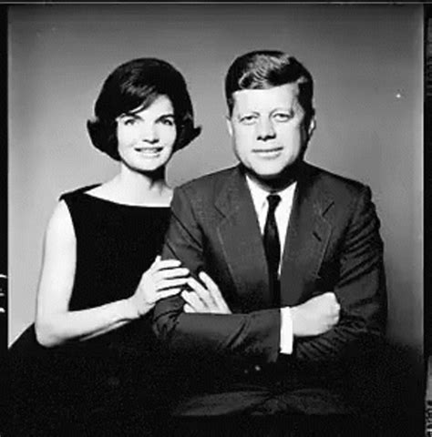 John F. Kennedy Smiling With Jacqueline GIF | GIFDB.com