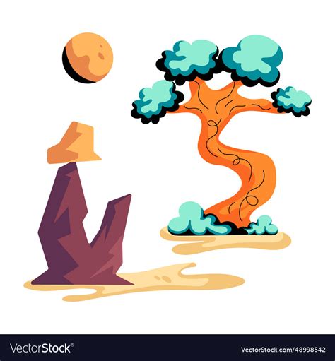 Desert Royalty Free Vector Image - VectorStock