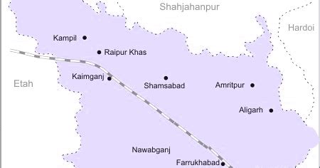 Rail-Map-india: Farrukhabad-railway-map