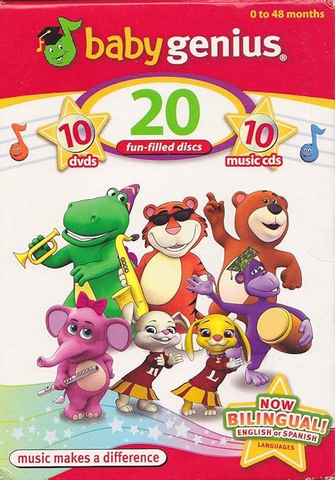 Amazon.com: Baby Genius 10 Pack [DVD] : Artist Not Provided, Pacific Entertainment: Películas y TV