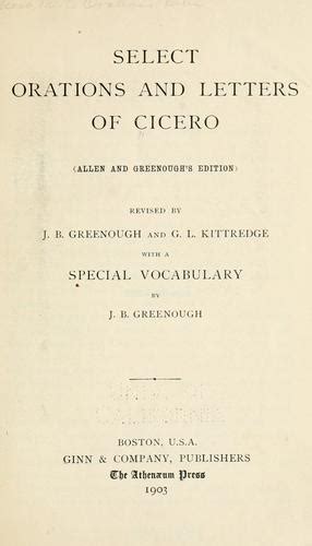 Select orations and letters of Cicero by Cicero | Open Library