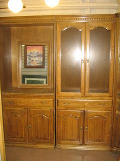 Tall cabinet (the one w/glass doors has sold) | 33" wide, 18… | Flickr