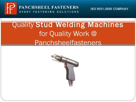 Quality Stud Welding Machines by rameshwar3 - Issuu