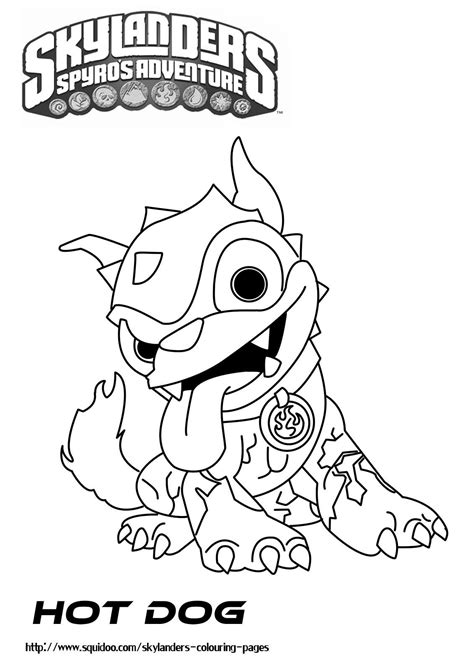 Free Coloring Pages Of Skylanders