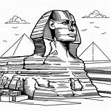 Egyptian Sphinx Coloring Pages 2025 sketch template