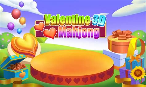 Valentine 3D Mahjong - Play online for free