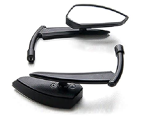 Custom Rear View Mirrors Black Pair For Harley Davidson Road Glide Custom Ultra-in Side Mirrors ...