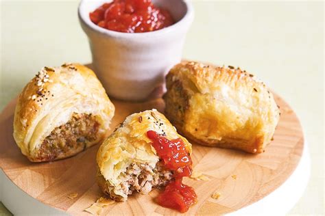 Pork and fennel sausage rolls - Recipes - delicious.com.au