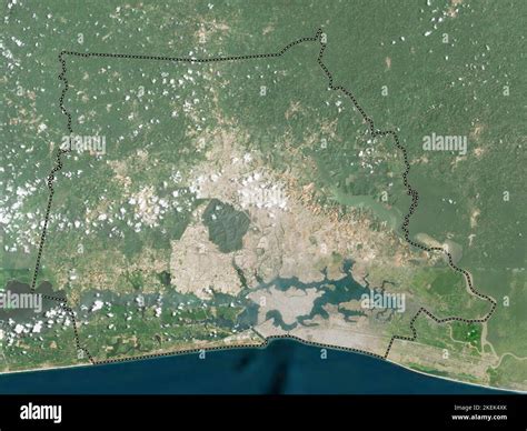 Abidjan, autonomous district of Cote d'Ivoire. High resolution ...