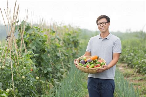 "Chinese Farmer On Farm" by Stocksy Contributor "MaaHoo" - Stocksy