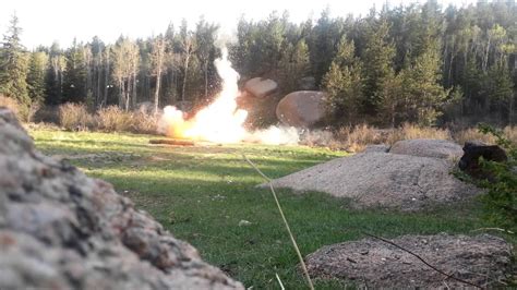 3 Pounds of Ammonal (Tannerite) = Refrigerator Explosion - YouTube