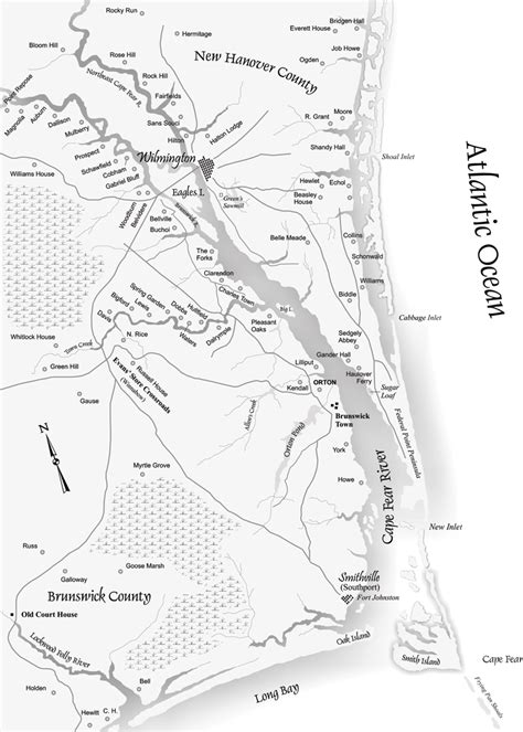 Cape Fear River Map