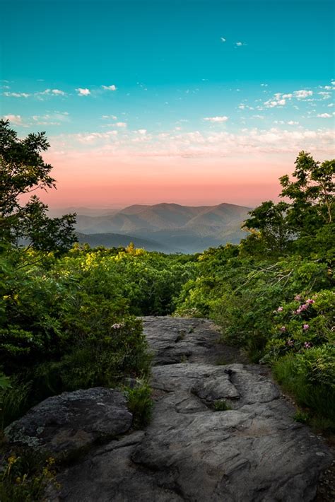 Blood Mountain Summit at Sunrise - Chris Greer Photography